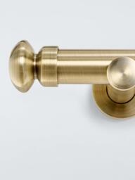John Lewis Fixed Eyelet Metal Curtain Pole Kit with Small Cap Finial, Dia.28mm - thumbnail 4