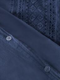 John Lewis Zia Stonewash Cotton Percale Duvet Cover Set - thumbnail 4