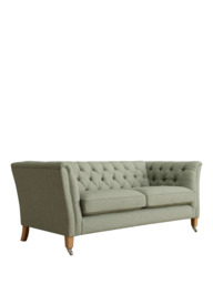 Laura Ashley Chatsworth Medium 2 Seater Sofa, Oak Leg - thumbnail 1