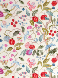 John Lewis Fruit Tree Print Pencil Pleat Pair Blackout Lined Curtains, Multi - thumbnail 6