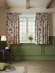 John Lewis Fruit Tree Print Pencil Pleat Pair Blackout Lined Curtains, Multi - thumbnail 5
