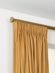 John Lewis Made to Order Select Gliding Curtain Pole with Disc Finial, Wall Fix, Dia.30mm - thumbnail 1