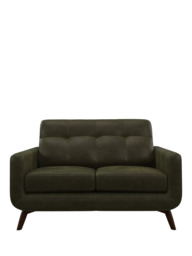 John Lewis Barbican Small 2 Seater Leather Sofa, Dark Leg - thumbnail 5