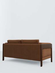 John Lewis Nest Medium 2 Seater Sofa, Dark Leg, Easy Clean Basketweave Chenille Nutmeg - thumbnail 5