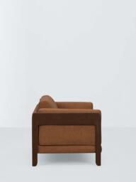 John Lewis Nest Medium 2 Seater Sofa, Dark Leg, Easy Clean Basketweave Chenille Nutmeg - thumbnail 4