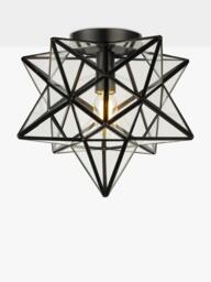 John Lewis Star Semi Flush Pendant Ceiling Light