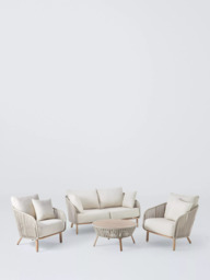 John Lewis Flat Rope Weave Garden Lounge Chair - thumbnail 6