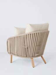 John Lewis Flat Rope Weave Garden Lounge Chair - thumbnail 4