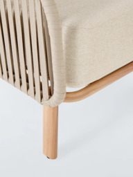 John Lewis Flat Rope Weave Garden Lounge Chair - thumbnail 5