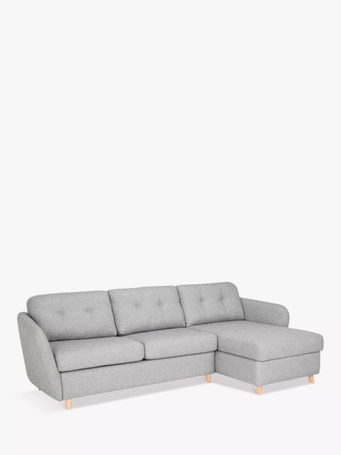 John Lewis Arlo 5+ Seater RHF Chaise with Storage Sofa Bed - image 1