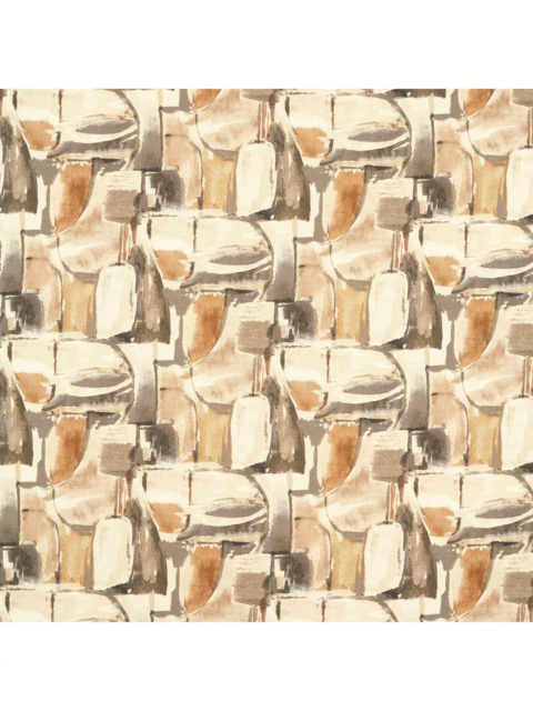 Clarke & Clarke Figura Made to Measure Curtains or Roman Blind, Linen/Charcoal - image 1