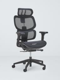 John Lewis Dawson High Back Ergonomic Office Chair, Black - thumbnail 1