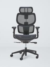 John Lewis Dawson High Back Ergonomic Office Chair, Black - thumbnail 2