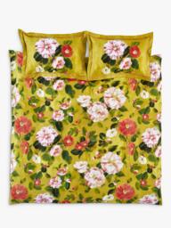 Designers Guild Camellia Flower 250 Thread Count Reversible Duvet Cover Set, Multi - thumbnail 3