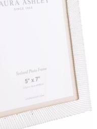 Laura Ashley Sealand Metal Photo Frame, Silver Plated - thumbnail 4