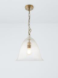 John Lewis Farmhouse Bubble Glass Pendant Ceiling Light