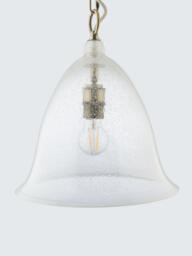 John Lewis Farmhouse Bubble Glass Pendant Ceiling Light - thumbnail 3