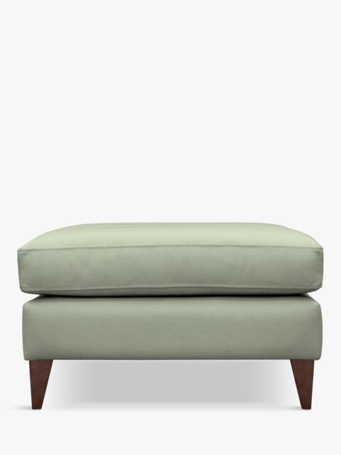 G Plan Vintage The Seventy Two Leather Footstool, Dark Leg - image 1