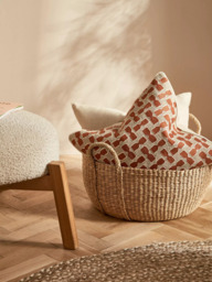 John Lewis Slouchy Seagrass Low Storage Basket, Natural - thumbnail 4