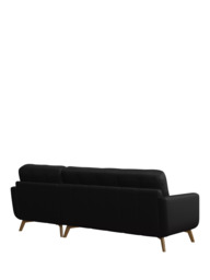John Lewis Barbican RHF Chaise Leather Sofa, Light Leg - thumbnail 4