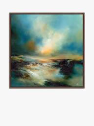John Lewis Alison Johnson 'Tide Afterglow' Framed Canvas Print, 84 x 84cm - thumbnail 1