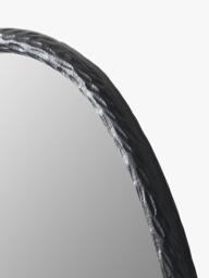 West Elm Sintra Oval Metal Wall Mirror, 117 x 81cm, Dark Bronze - thumbnail 4