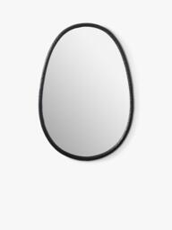 West Elm Sintra Oval Metal Wall Mirror, 117 x 81cm, Dark Bronze - thumbnail 1