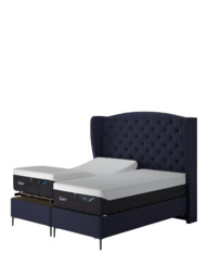 TEMPUR® Suffolk Slim Divan Adjustable Disc Upholstered Bed, Super King Size - thumbnail 4