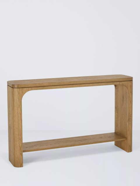 John Lewis Solace Cracked Oak Console Table, Mid Toned Oak - image 1