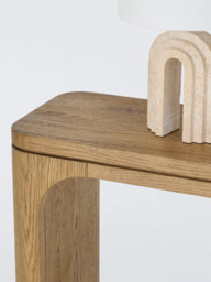 John Lewis Solace Cracked Oak Console Table, Mid Toned Oak - thumbnail 4