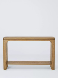 John Lewis Solace Cracked Oak Console Table, Mid Toned Oak - thumbnail 3