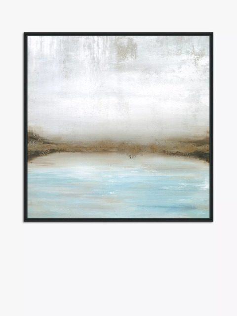 John Lewis Yharnna 'Enchanted Visions' Framed Canvas Print, 106 x 106cm, Gold - image 1
