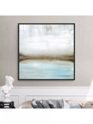 John Lewis Yharnna 'Enchanted Visions' Framed Canvas Print, 106 x 106cm, Gold - thumbnail 2