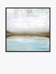 John Lewis Yharnna 'Enchanted Visions' Framed Canvas Print, 106 x 106cm, Gold - thumbnail 1