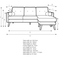 G Plan Vintage The Sixty Five RHF Large 3 Seater Chaise End Leather Sofa - thumbnail 2