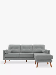 G Plan Vintage The Sixty Five RHF Large 3 Seater Chaise End Leather Sofa - thumbnail 1