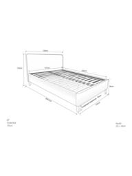 John Lewis Clyde Upholstered Bed Frame, Double - thumbnail 6