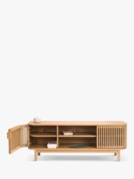 John Lewis Slatted II TV Unit, Oak - thumbnail 5