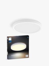 Philips Hue Tento Smart White Ambience Slim Small Wall/Ceiling Panel Light, White - thumbnail 2