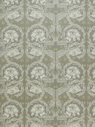William Morris At Home Larkspur Woven Made to Measure Curtains or Roman Blind, Berry - thumbnail 1