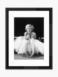 Brookpace Lascelles Marilyn Monroe 'Ballerina' Framed Print & Mount, 90 x 70cm - thumbnail 1