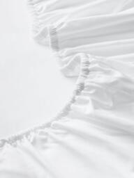 John Lewis Egyptian Cotton Sateen 1000 Thread Count Extra Deep Fitted Sheet, White - thumbnail 3