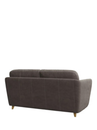 John Lewis Arlo Medium 2 Seater Leather Sofa Bed, Light Leg - thumbnail 4