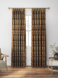 William Morris At Home Acanthus Velvet Made to Measure Curtains or Roman Blind, Acorn - thumbnail 5
