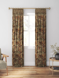 William Morris At Home Acanthus Velvet Made to Measure Curtains or Roman Blind, Acorn - thumbnail 3