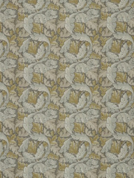 William Morris At Home Acanthus Velvet Made to Measure Curtains or Roman Blind, Acorn - thumbnail 1