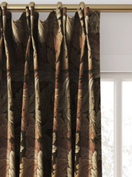William Morris At Home Acanthus Velvet Made to Measure Curtains or Roman Blind, Acorn - thumbnail 4