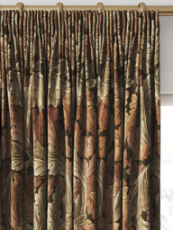 William Morris At Home Acanthus Velvet Made to Measure Curtains or Roman Blind, Acorn - thumbnail 2