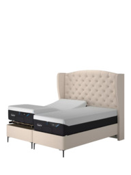 TEMPUR® Suffolk Slim Divan Adjustable Disc Upholstered Bed, Single - thumbnail 4