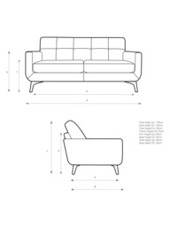 John Lewis Barbican Medium 2 Seater Leather Sofa, Light Leg, Demetra Light Tan - thumbnail 2